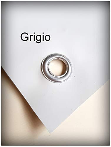TUTTOPERGOLE Copertura con Fasce in PVC Pieno per Gazebo in Metallo (Cm 300 X Cm 45, Grigio)