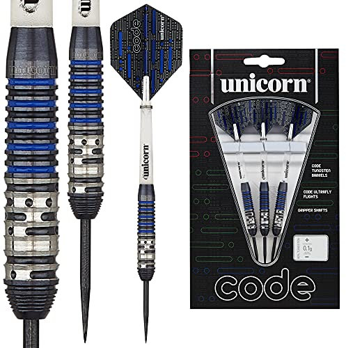 Unicorn Code Steel Dart, blau, 21g