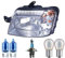 EISENFELS Bundle Set 70803983 Scheinwerfer links + Leuchtmittel W5W Cool Blue Intense + H4 NIGHT BREAKER + PY21W Diadem Chrome kompatibel mit Panda 169