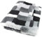 Tierisch-tolle Geschenke ProFleece Premium Hundedecke Haustiermatte Patchwork grau | rutschfest | Antibakteriell | Antiallergen | Atmungsaktiv | Isolierend | Waschbar (L = 150 x 100 cm)