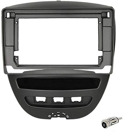 Sound-way - Kit Montage Cadre façade Adaptateur autoradio 10 Pouces Compatible avec Peugeot 107 / Toyota Aygo/Citroen C1 2005-2014 - KA22-380