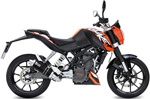 MIVV Pot d'échappement complet gp carbone compatible avec ktm 125 Duke 2011 2012 2013 2014 2015 2016