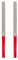 DT-DIATOOL Diamond Mortar Raking Bit for Brick Joints Stone Masonry Granite Diameter 7.2mm Round Thread Router Bit 2pcs