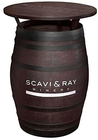 Scavi & Ray Holzfass - Barriquefass - Weinfass mit Tischplatte als Stehtisch