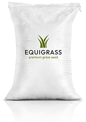 Lawns Direct™ EquiGrass™ Professional Horse and Pony Natural Meadow Grass Seed Mix (Without Clover or Ryegrass) (10kg) Covering 1 Acre