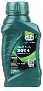 BISOMO Bremsflüssigkeit DOT4 synthetisch Bremshydrauliköl 250ml Moped Roller PKW Motorrad Gabelstapler