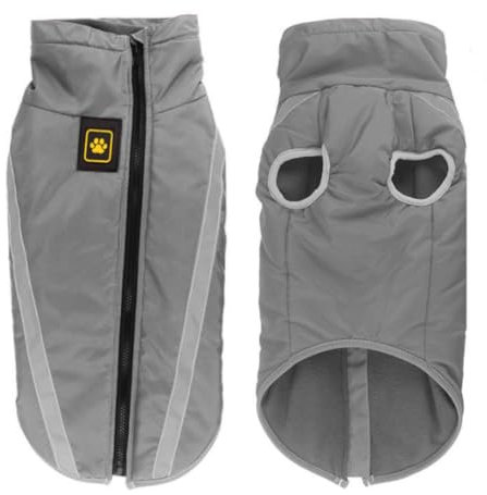 FEimaX Hundemantel Hundejacke wasserdichte Reflektierende Wintermantel mit Fleece Gefüttert Hund Welpen Warm Mantel Haustier Kleidung Wintermantel für Kleine Mittlere Große Hunde