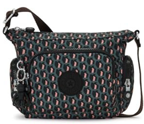 Kipling Tasche mit verstellbarem Schultergurt, bequeme Außentaschen, Seitentaschen mit Reißverschluss. 28 x 19 x 8 cm. Undefiniert E1A 3D K PINK, E1a 3D K Pink