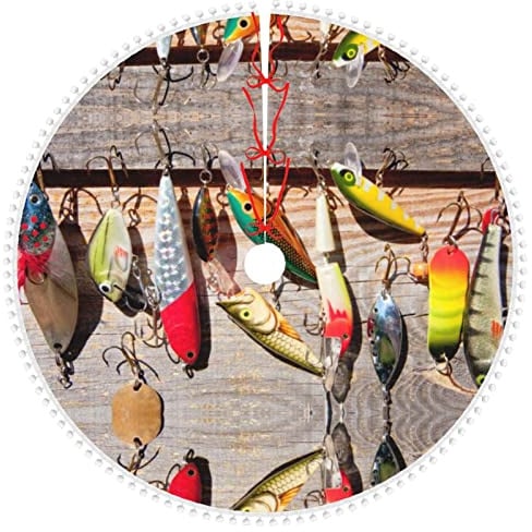 Base per albero di Natale con palla di peluche (addensata) per albero di Natale, Capodanno, decorazione per albero di Natale