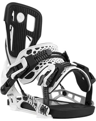 Nidecker Flow Nx2 Fusion, unisex, Snowboard-Bindung, Weiß, X-Large