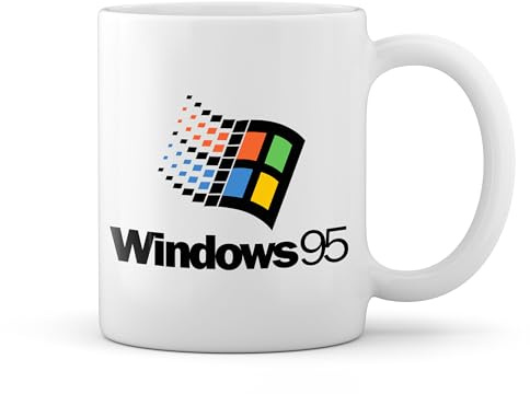 Windows 95 Man Finland Fun Lustige Trend Weiße Tasse Mug