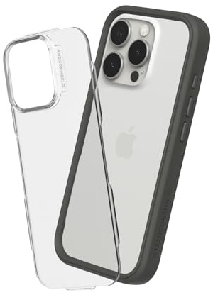 RHINOSHIELD Mod NX Modular Phone Case for iPhone 16 Pro Max | Bumper Case with Backplate, Modular 2 Way Design, Military Grade Drop Protection