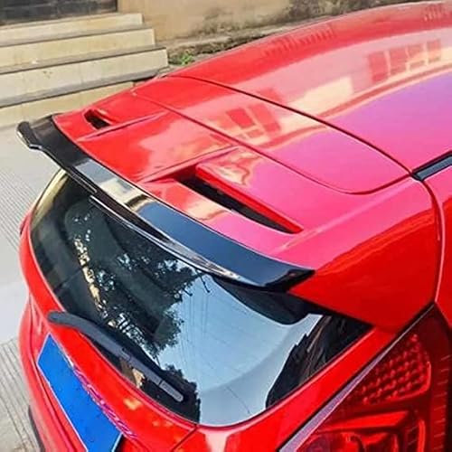WRHOME Auto Heckspoiler Für Ford Fiesta St MK7 MK7.5 2009-2017,Dach Heckflügel Spoiler Performance Tuning Lippe Wing Dekoration Zubehör
