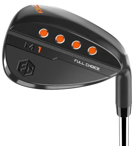 FULL CHOICE Golf Wedges, 70 Degree Golf Sand Wedge, Gap Wedge, Lob Wedge Golf Clubs,Wedges Golf Clubs for Men Women Right Hand, CNC Milled Face for More Spin and Control
