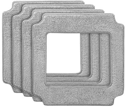 Jfbsgbs Microfiber Moping Cloth For Window Vacuum Cleaning Robot - Compatible For ABIR WD8 - Including Mops 4 Pcs