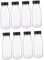 GRIRIW 8pièces Bouteilles Verre Transparentes Pour Jus Lait Et Yaourt Lot De Idéales Pour Vos Boissons Rafraîchissantes Et Pratiques à Transporter