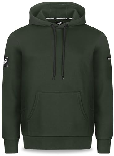 PUMA Workwear Advanced Kollektion - Hoodie Herren Pullover mit Kapuze - Schultertasche, Zwei Seitentaschen und Bauchtasche - Atmungsaktives Gewebe - Für Handwerk und Logistik