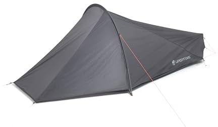 Lifesystems Solo Peak Ultra-Lightweight 1 man hiking tent, only 1KG | Fully Waterproof with 3000mm HH, 4 Season, 1 Man Fast-Pitch Tent for Fastpacking, Bikepacking, Wild Camping, Hiking & Events