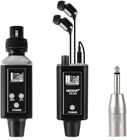 Transmisor inalámbrico in-ear Monitor Pro System y receptor Beltpack para estudio, ensayo de banda y actuaciones en vivo
