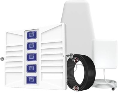 Amplificatore Cellulare 3G 4G 5G 800 900 1800 2100 2600 700 850 Ripetitore Di Rete Kit Antenna Segnale Mobile A 5 Bande Facile Ampia Compatibilità