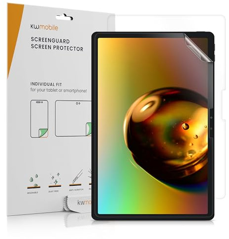 kwmobile 2x Tablet Schutzfolie kompatibel mit Lenovo Yoga Tab Folie - Full Screen Protector - Tablet Displayfolie entspiegelt