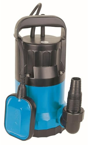 SPIDO - Pompe vide cave automatique 250 W - Pompe eaux claires 6 000 l/h - Flotteur automatique - Immersion 6,8 m - Câble 10 m