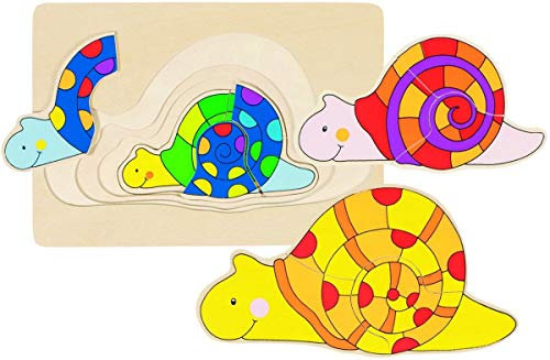 Schichtenpuzzle Schnecke