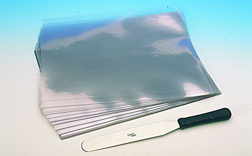 Papier für Kuvertüre, für den professionellen Gebrauch Paket mit 10 Stück