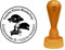 Stempel BONSAI mit persönlicher Adresse - Ø 40 mm