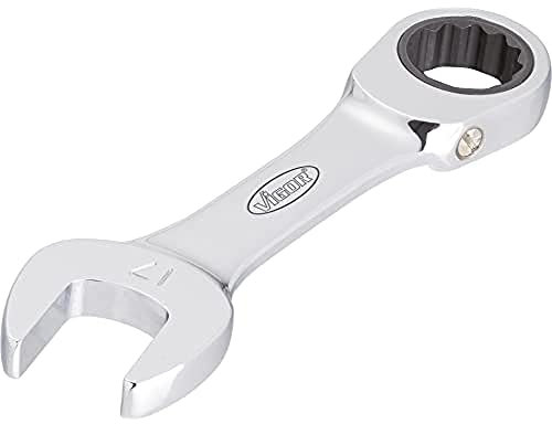 Vigor Ratschen-Ring-Maulschlüssel, kurze Ausführung V2828 ∙ Schlüsselweite: 14 ∙ Gesamtlänge: 114 mm, 1 Stück