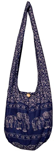 PANASIAM Schultertasche 'Elefant', dunkel blau, M