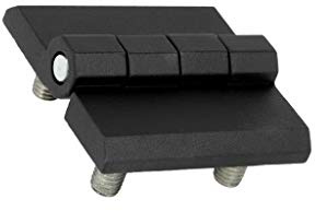 3.511.22 Scharnier B: 60mm Aluminium- und Zinklegierung schwarz H: 60mm ROZTOCZE