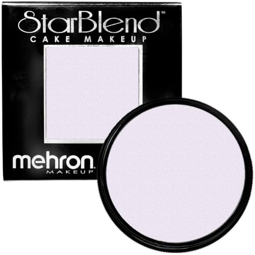 Mehron Makeup StarBlend - ALABASTER, Wet/Dry Pressed Powder Foundation
