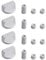 KGASUPPLIES Bosch Universal White Control Knobs for Ovens, Cookers and Hobs (Pack of 4)