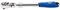 Draper her72/FH 72 dientes cabeza Flexible extensible carraca reversible, Azul, 1/2 pulgada)