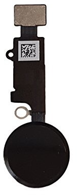 Smartex| Home Button Flexkable kompatibel mit iPhone 7 – Schwarz Homebutton Schalter Ersatzteil