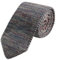 WANYING Herren 7cm Schmale Strickkrawatte Gestrickte Narrow Krawatte Retro Sporty Casual Büro Basic für Gentleman - Gemischt Dunkelblau
