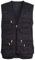 shelikes Mens Multi Pocket Vest Jacket Outdoor Fishing Camping Waistcoat Travelling Hiking Gilet[Black,
