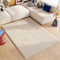 TAPISO Essence Teppich Hochflor Langflor Shaggy Beige Einfarbig Rechteckig Super Weich Felloptik Schlafzimmer Wohnzimmer ÖKO-TEX 120 x 170 cm