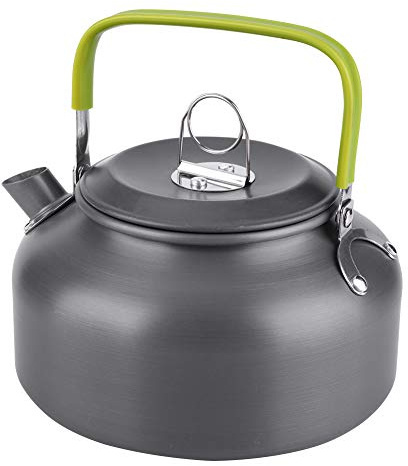 Jenngaoo 0.8L Lightweight Camping Kettle, Fishing Kettle with Carrying Bag, Portable Coffee Tea Kettle Pot for Outdoor Backpacking, Hiking, Camping, Picnic - Outdoor Compact Cooking Mess Kit Pots