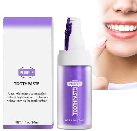 Purple Blanqueador Dental Profesional,Pasta De Dientes Morada,Obsessive Blanqueador-30ml