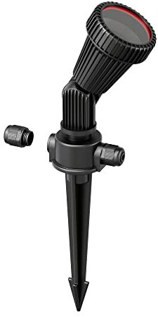 ledscom.de Foco de jardín con pincho de suelo PIRK para exterior, IP44, negro, 1x GU10 máx. 15W