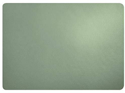 Tischset - Mint - 33 x 46 cm, Lederoptik fine ASA-Selection**12 (12 Stück)