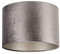 Uniqq Lampenschirm Velours silber Ø 40 cm - 30 cm hoch