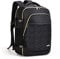 Lekesky Travel Backpack Cabin Size - 17-Inch Laptop Carry On Waterproof Rucksack with 6 Packing Cubes for Women & Men(Black-original Version)
