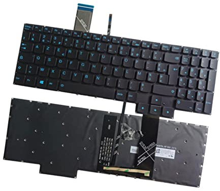AKGIFT Clavier d'ordinateur Portable Compatible avec Lenovo IdeaPad Gaming 3-15IMH05 15ARH05 15ACH Disposition française