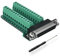 BRIEFCEC DB25 25-poliger Adapter RS-232 seriell auf 25-poliges Klemmbrett-Signalmodul mit Isolationskissen, (1 -Buchse)