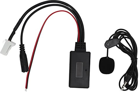 DeWin Adaptateur Bluetooth, Module AUX Bluetooth Adaptateur De Câble D'entrée AUX Bluetooth pour Voiture avec Microphone Appel Mains Libres pour Clarion Suzuki Swift Vitra Jimny