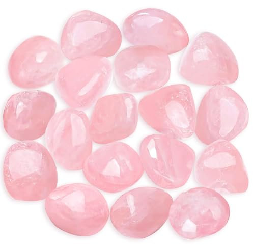 Quarzo Rosa Pietra Naturale Quarzo Rosa Trasparente Pietre di Quarzo Rosa Naturale Quarzo Rosa Trasparente, 2-3cm Quarzo Rosa Set da 100g di Quarzo Rosa Pietra Naturale (Numero Casuale)