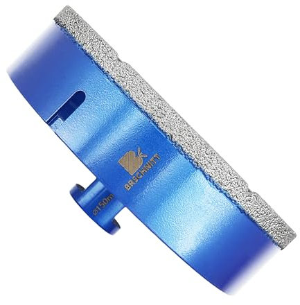 Foret diamant 150mm, BRSCHNITT 1 pièce M14 scie cloche carrelage pour grès cérame céramique marbre granit perçage, adapté aux meuleuses d'angle